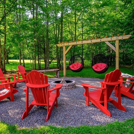Mountain Blue Vista - Luxury Retreat Near Ski Resorts With Pond, Firepit And Hot Tub Windham Exterior photo