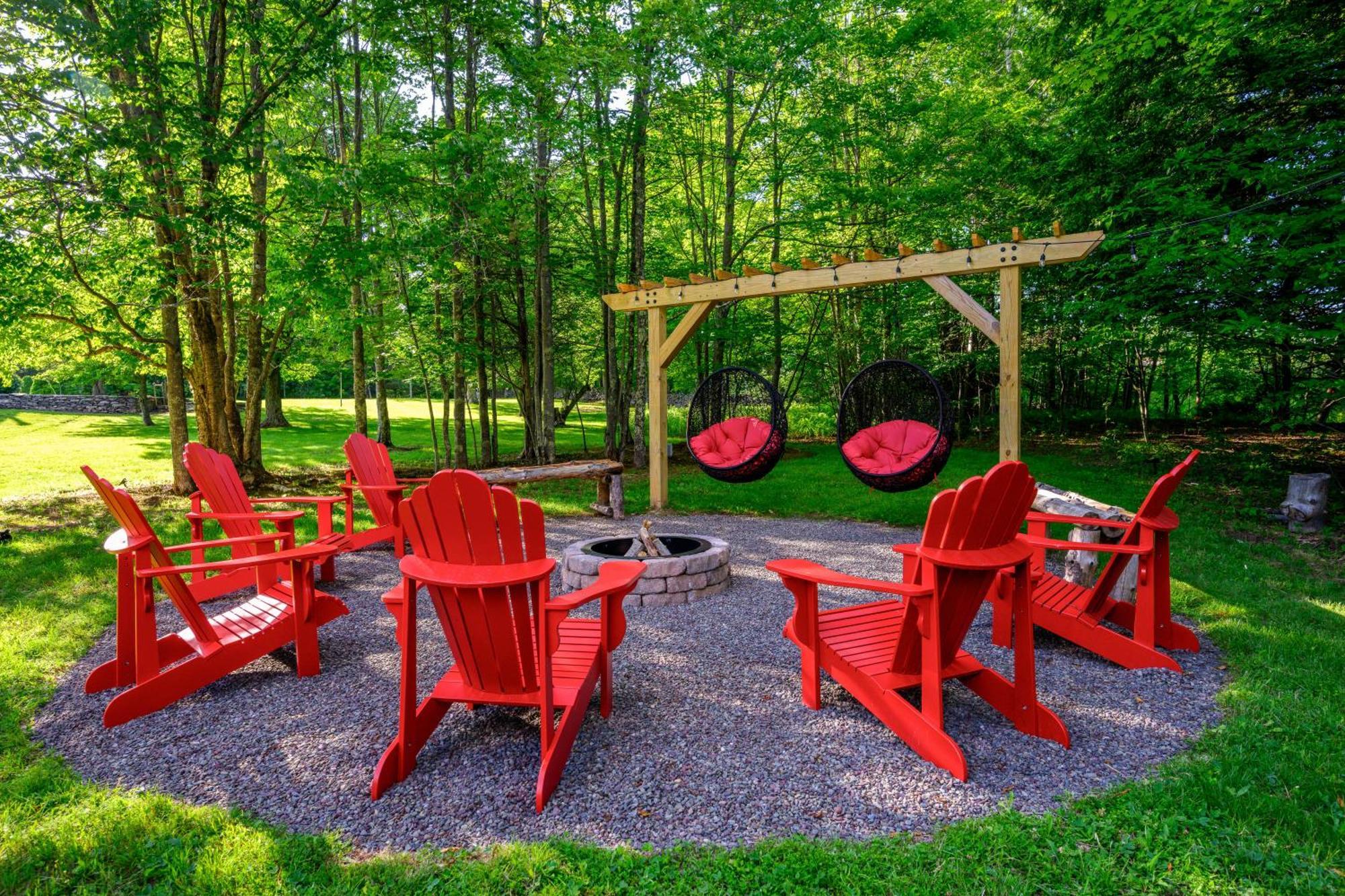 Mountain Blue Vista - Luxury Retreat Near Ski Resorts With Pond, Firepit And Hot Tub Windham Exterior photo